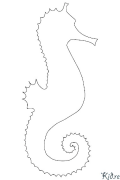 hippocampus Coloring Pages To Print